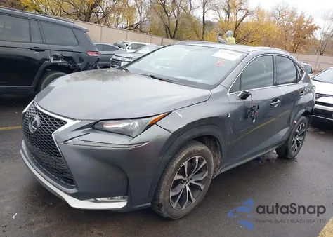 2015 Lexus Nx 200T F Sport from USA, damaged, VIN JTJBARBZ4F2014466